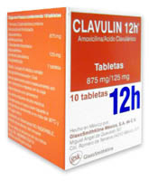 Amoxicilina + ácido clavulánico